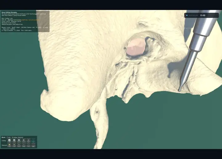 Drilling Drill · Temporal Bone Surgery Simulator game preview